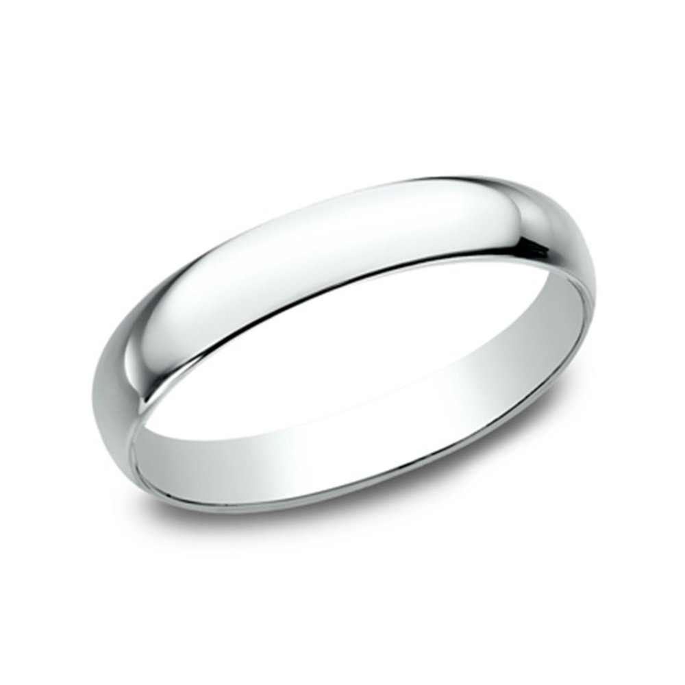 3mm Wedding Band Ring 14K White Gold